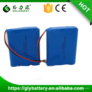 11.1v / 12v 2000mah 18650 wiederaufladbare Lithium-Ionen-Akku